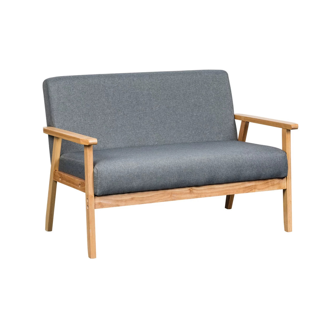 Gray Loveseat L748