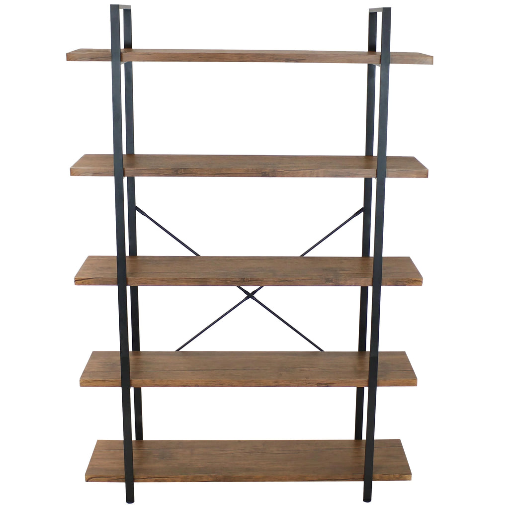 5 Shelf Wood Veneer Bookshelf K236583