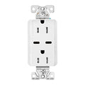 15-Amp Tamper Resistant Decorator USB Outlet, Black B581250
