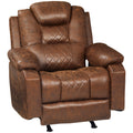 Brown Manual Recliner Chair T13534