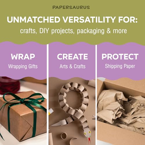 Kraft Brown Wrapping Paper Roll 18" x 100 ft H723198