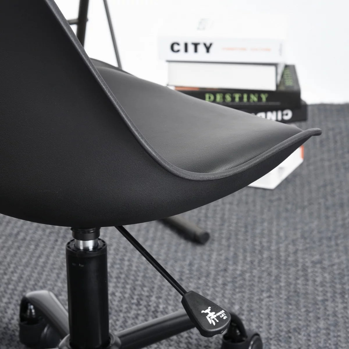 Black Adjustable Height Office Chair I8041