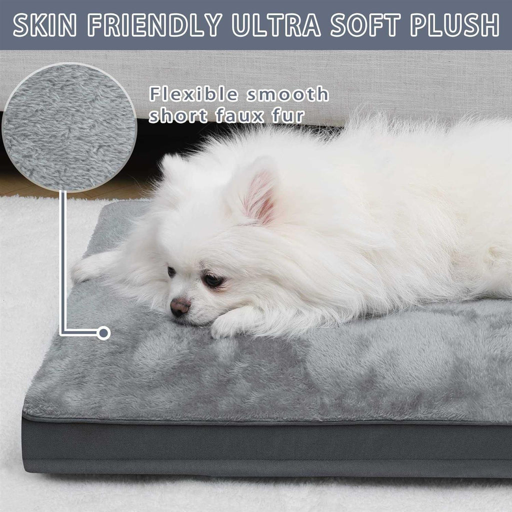 Waterproof Plush Dog Bed with Removable Washable Cover R6653