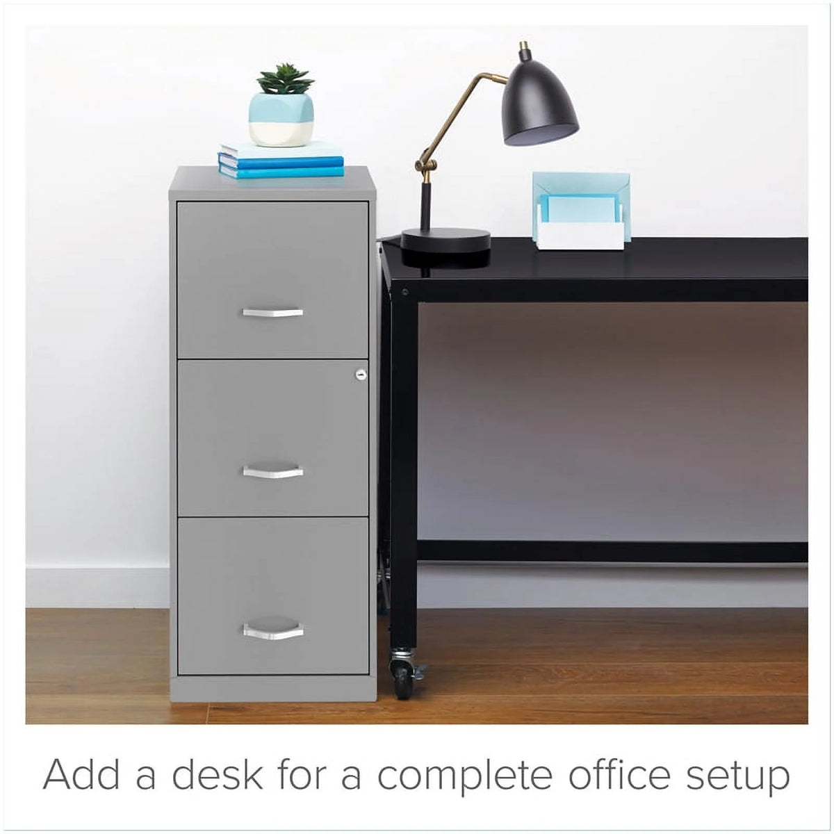 3 Drawer Metal File Cabinet with Lock R489