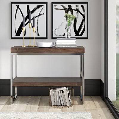 39x22 Console Table Walnut F3229