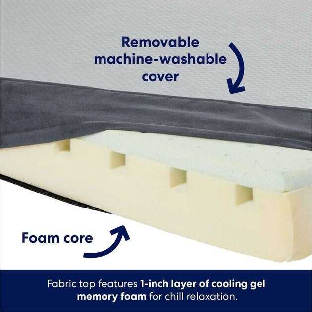 Large Cooling Orthopedic Dog Bed with Removable Cover O5066