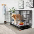 Heavy Duty Steel Single Door Dog Crate Y937016