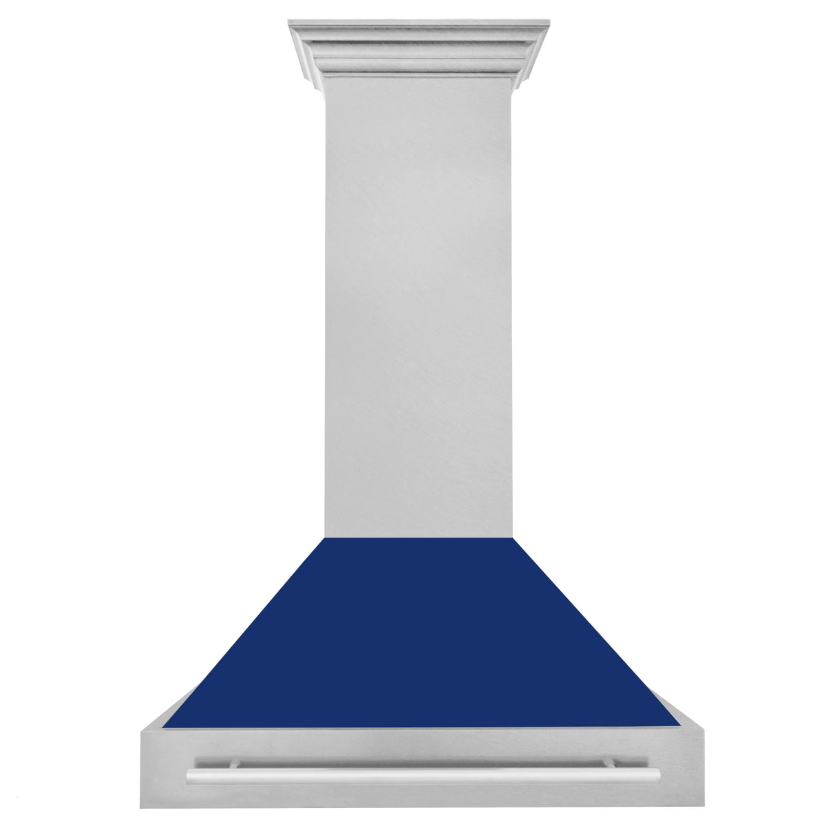36 Inch Stainless Steel Range Hood with Blue Gloss Shell O175