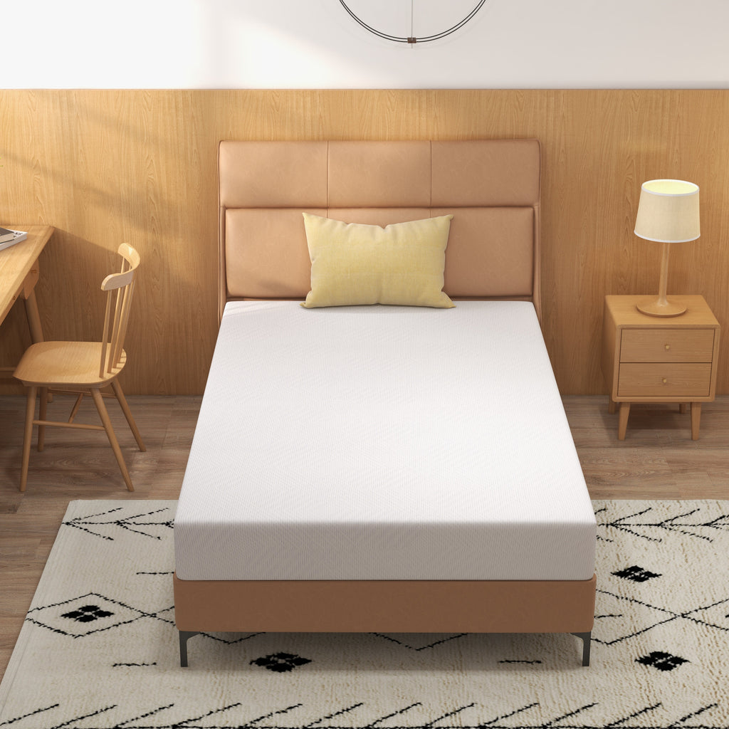 Twin Size Green Tea Gel Memory Foam Mattress E186