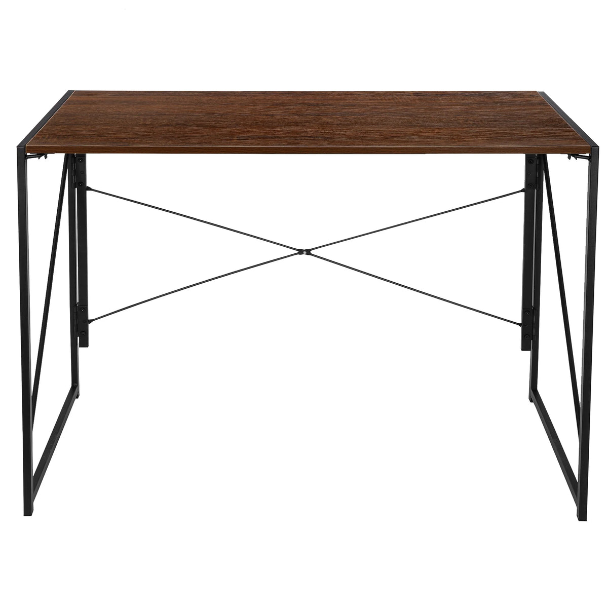 39 inch Folding Computer Desk Brown P51662