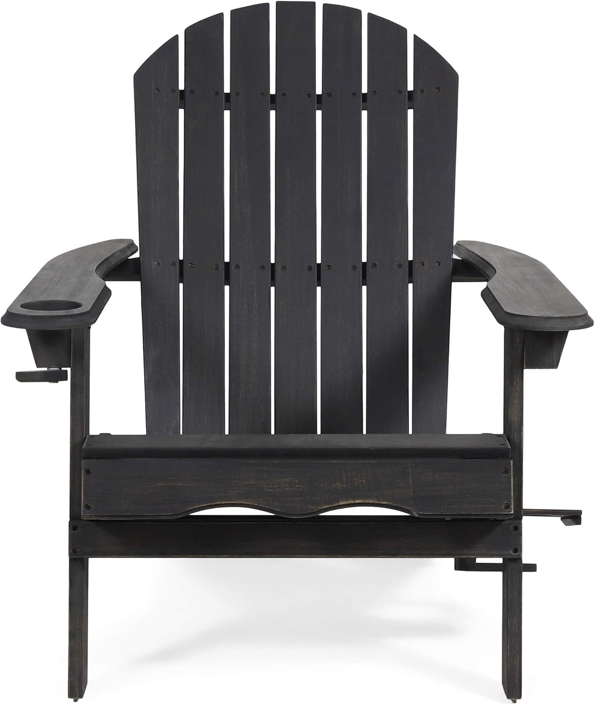 Gray Acacia Wood Folding Adirondack Chair T799