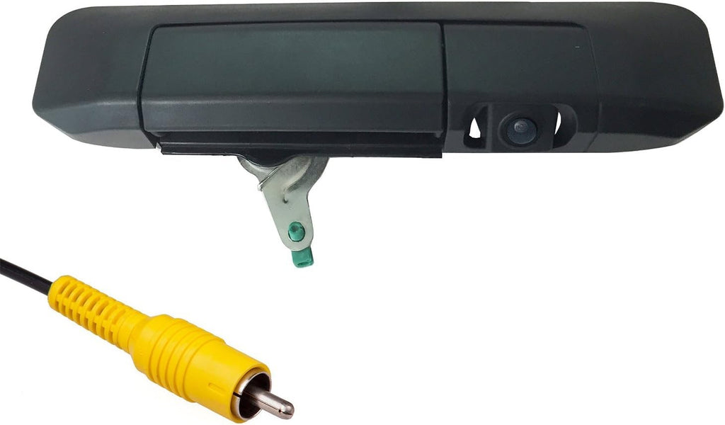 Black Textured Tailgate Handle with Backup Camera J778451