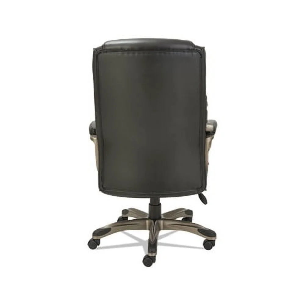 Black High-Back Leather Chair Z240