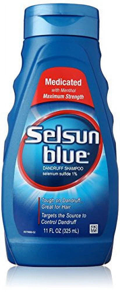 Maximum Strength Medicated Anti-Dandruff Shampoo with Menthol 11oz Q78248