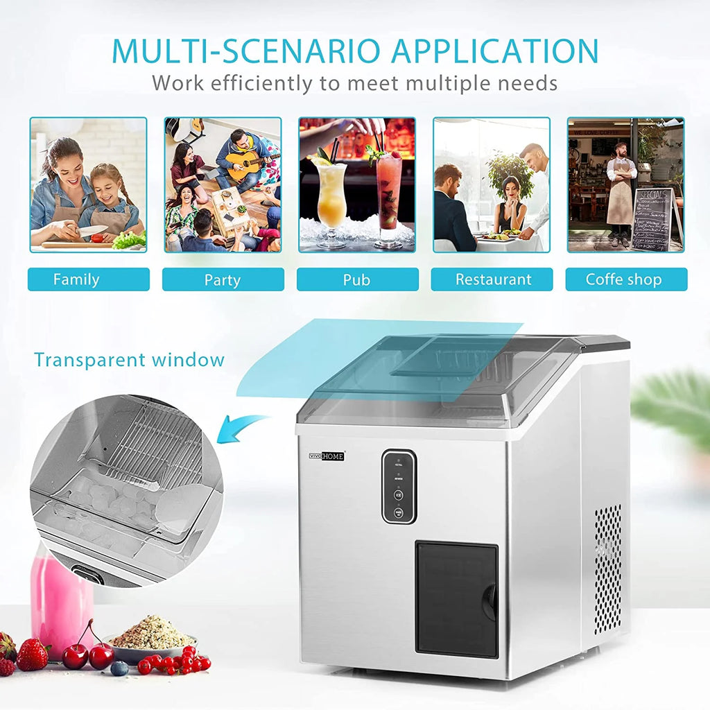 2 in 1 Countertop Ice Maker & Ice Shaver Machine M3427