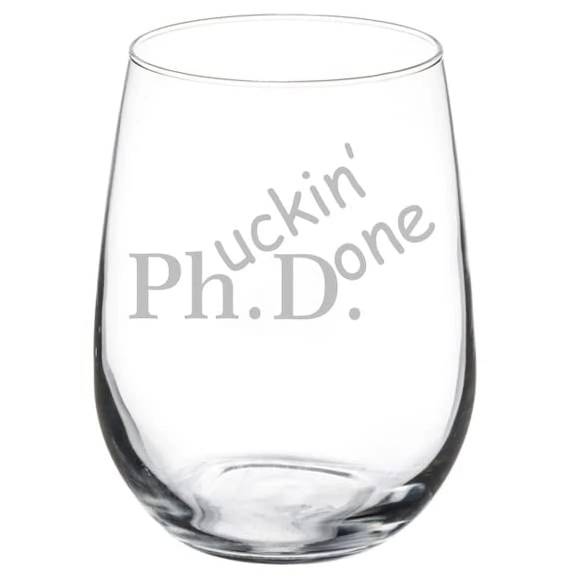 17 oz Stemless Wine Glass Goblet L8232