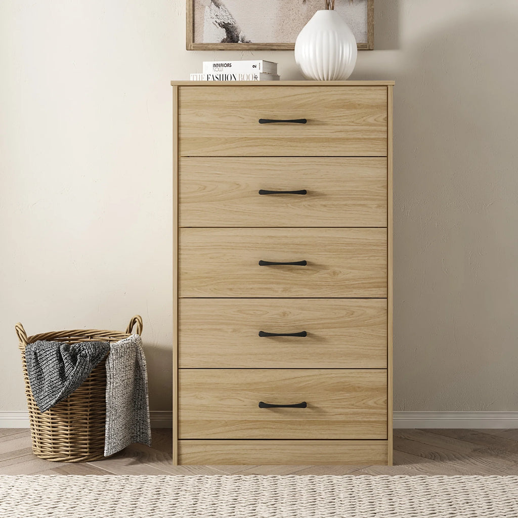 White 5 Drawer Dresser Z2071