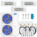 48,000 BTU 3 Zone Ceiling Cassette Ductless Air Conditioner and Heat Pump N423