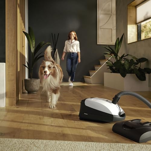 Bagged Canister Vacuum, Lotus White W6797