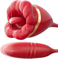 3-in-1 Clitoral G-Spot Vibrator with Tongue Stimulation N4991