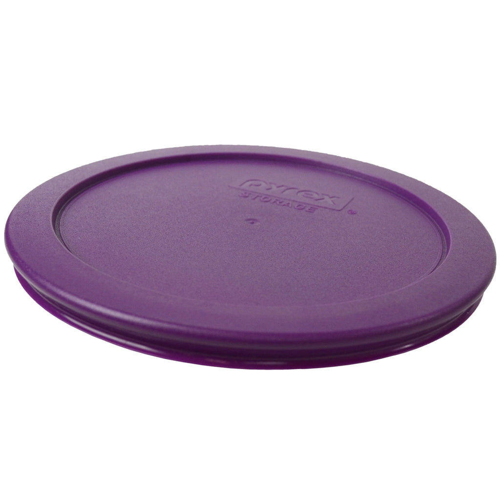 4-Cup Round Glass Storage Bowl with Purple Lid Z85655