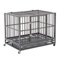 42 inch Heavy Duty Metal Dog Cage Kennel T385041