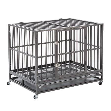 42 inch Heavy Duty Metal Dog Cage Kennel T385041