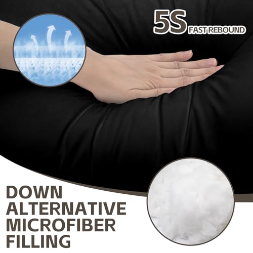 King Size Cooling Microfiber Pillows Set of 4 Q538293