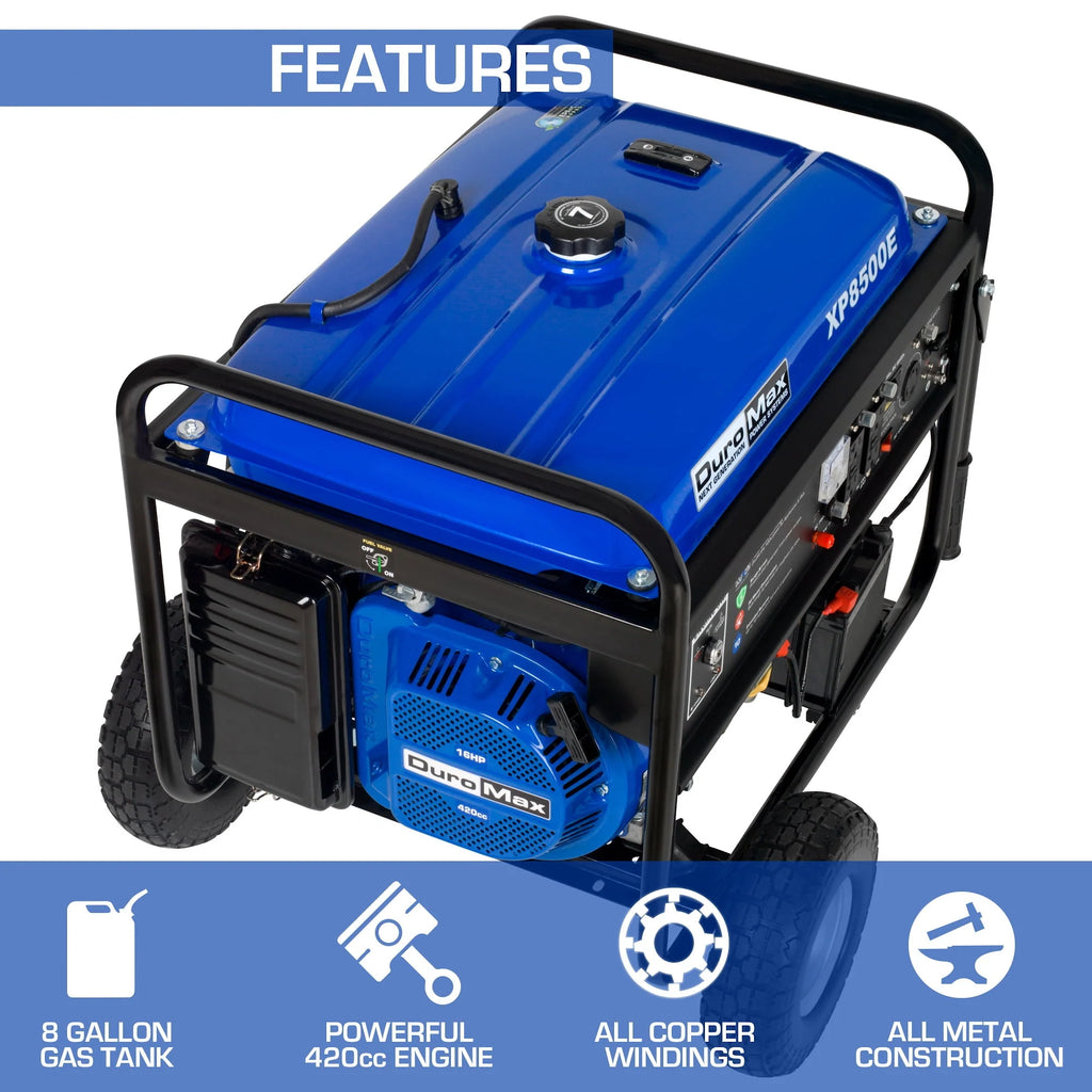 8500-Watt 420cc Gas Generator with Electric Start D5163