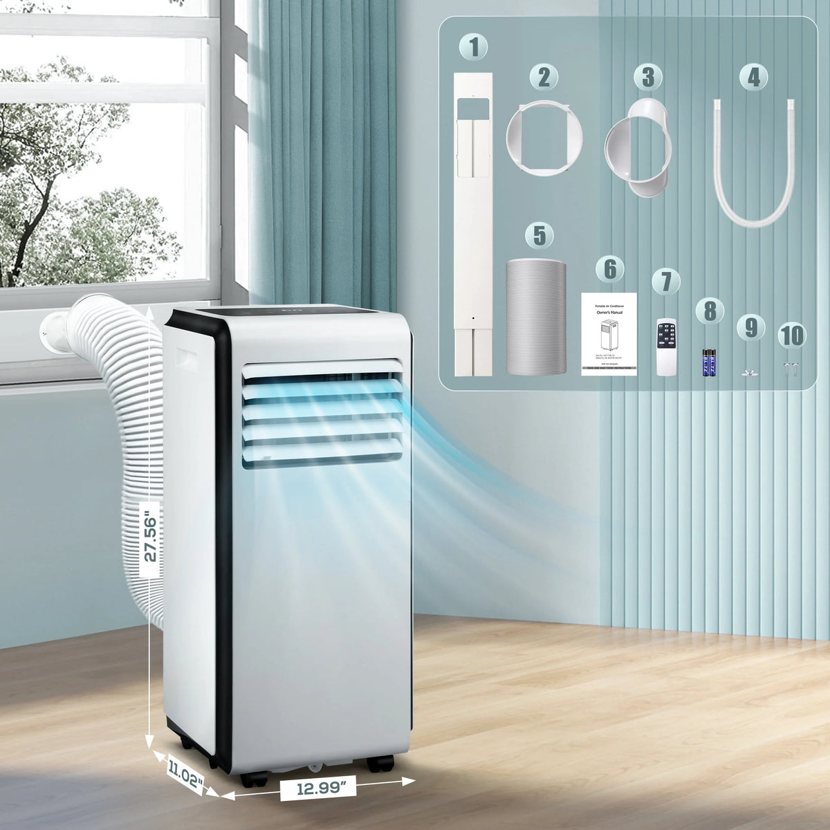 5000 BTU Portable Air Conditioner G59888