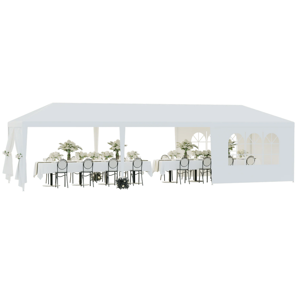 White 10 x 30' Canopy Tent C7778