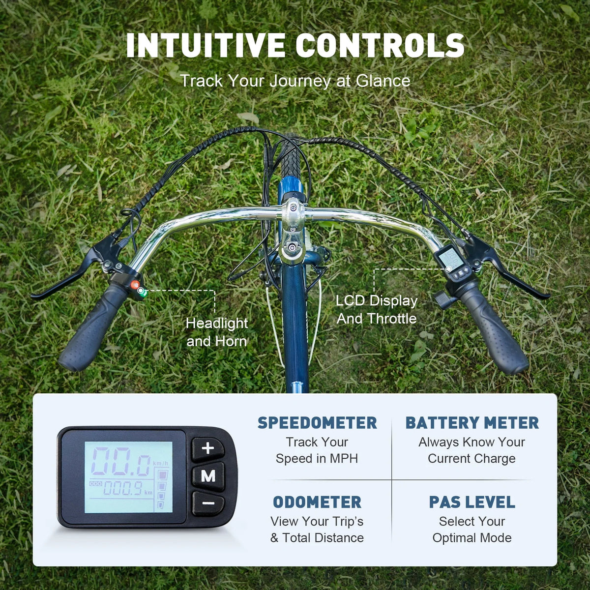 26 Inch 350W Electric Tricycle 36V 10Ah Navy S8665
