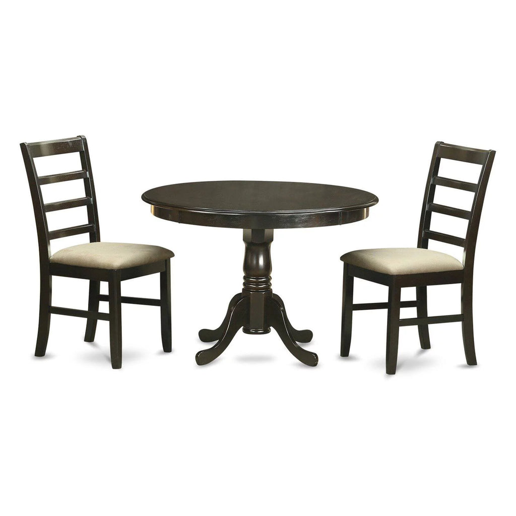 3 Piece Small Kitchen Table and 2 Dinette Chairs N863