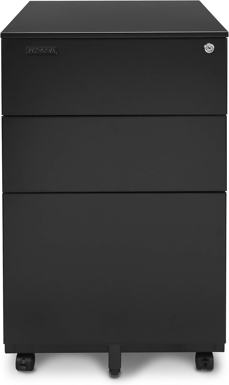3-Drawer Metal Mobile File Cabinet with Lock S769266