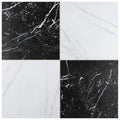 Black and White Porcelain Floor and Wall Tile L7865