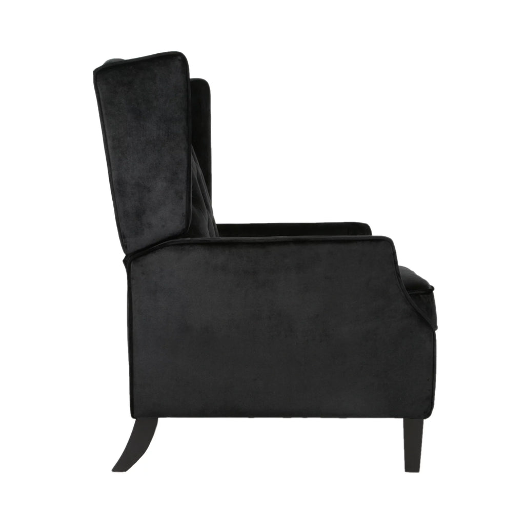 Fabric Tufted Wingback Recliner G54778