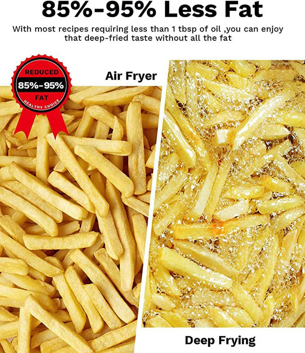 5.8 Quart 1700-Watt Electric Air Fryer with Nonstick Basket A776