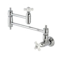 Two-Handle Wall Mount Pot Filler in Polished Chrome R686470