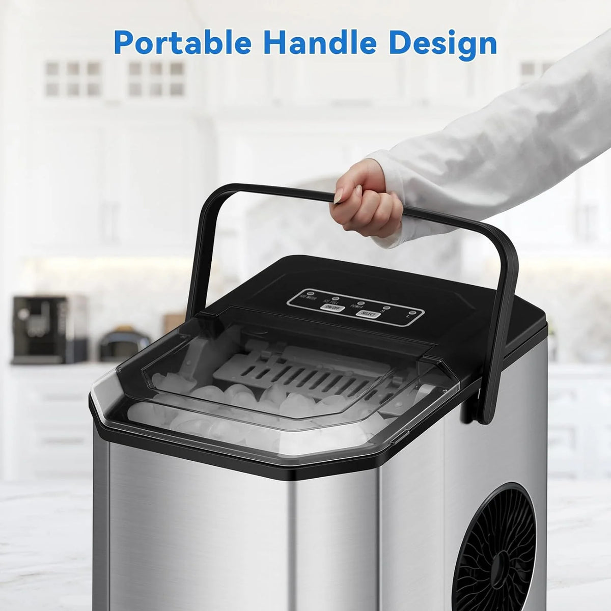 Countertop Ice Maker 26LBs/24H with 2 Size Bullet Ice H342382