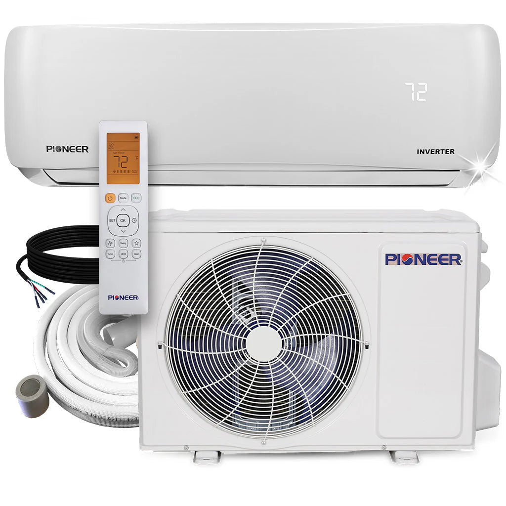 9,000 BTU 230V Ductless Mini-Split Inverter Air Conditioner Heat Pump System P357499