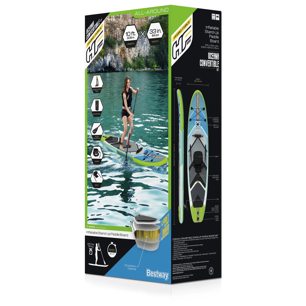 Inflatable Convertible Stand-Up Paddleboard and Kayak Set N342241