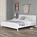 Solid Wood King Platform Bed J615