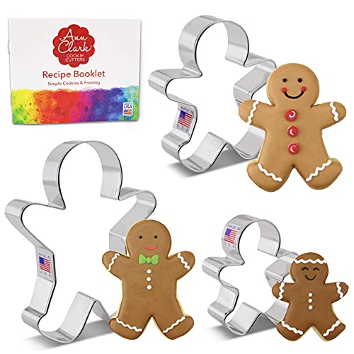 Gingerbread Man Cookie Cutters 3-Pc. Set N670081