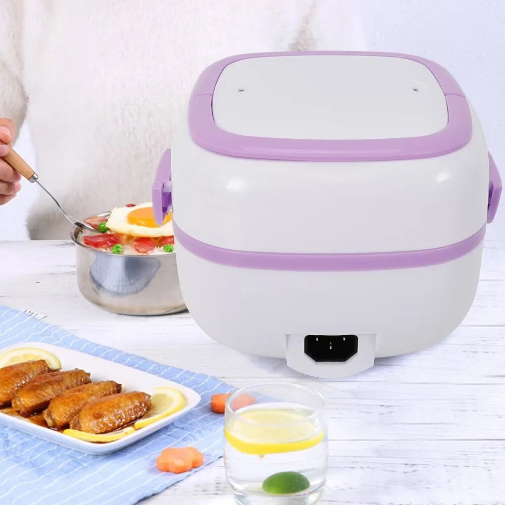 Portable Electric Lunch Box Food Heater 1L Stainless Steel X835