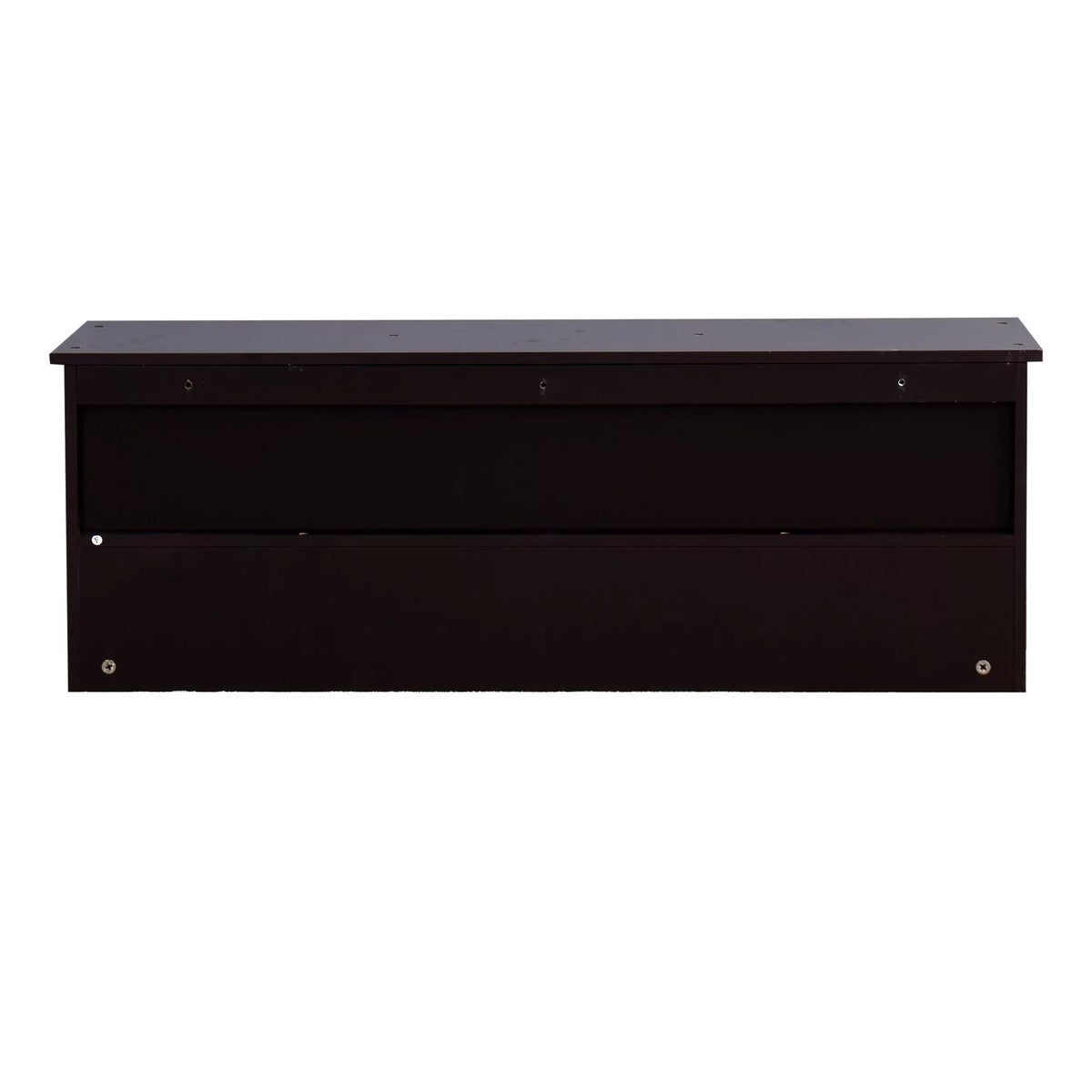 Wall Mounted Coat Rack with 4 Dual Hooks and Storage Shelf R4811