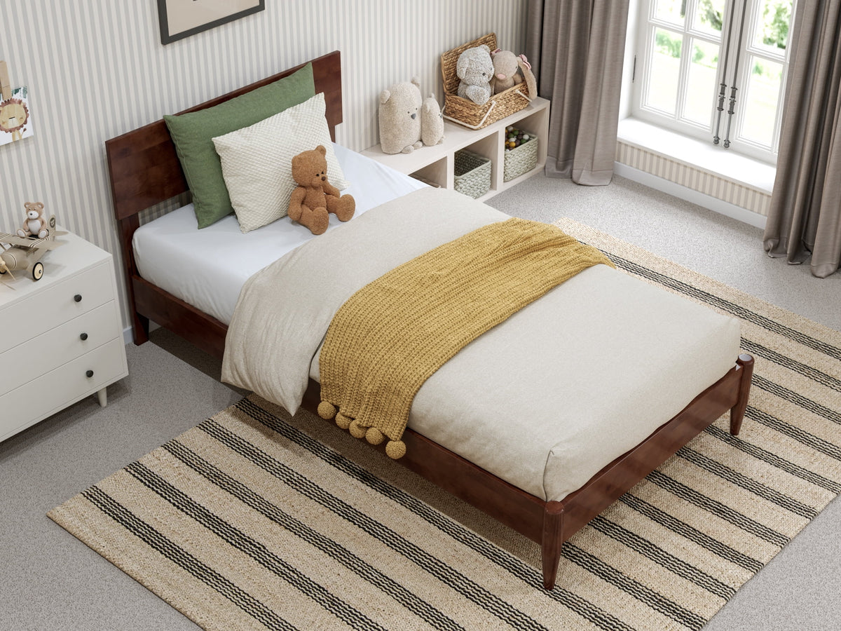 Solid Wood Low Profile Platform Bed C761