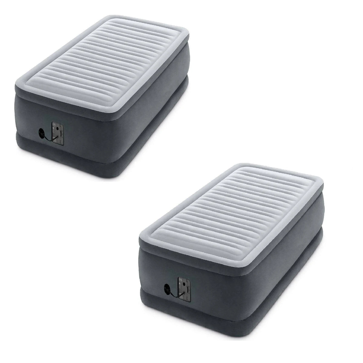 Twin 2 Pack Airbed with Built in Pump X762