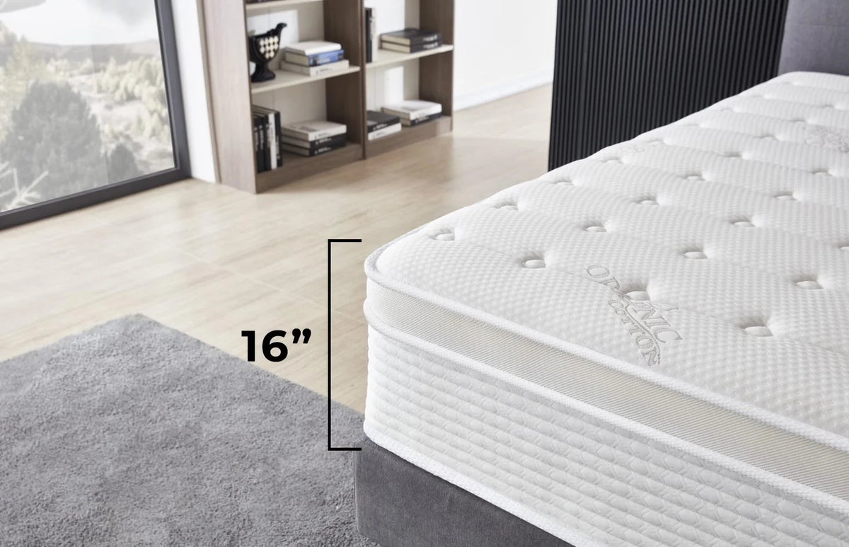 16 Inch Cool Memory Foam Pocket Spring Hybrid Mattress X804189