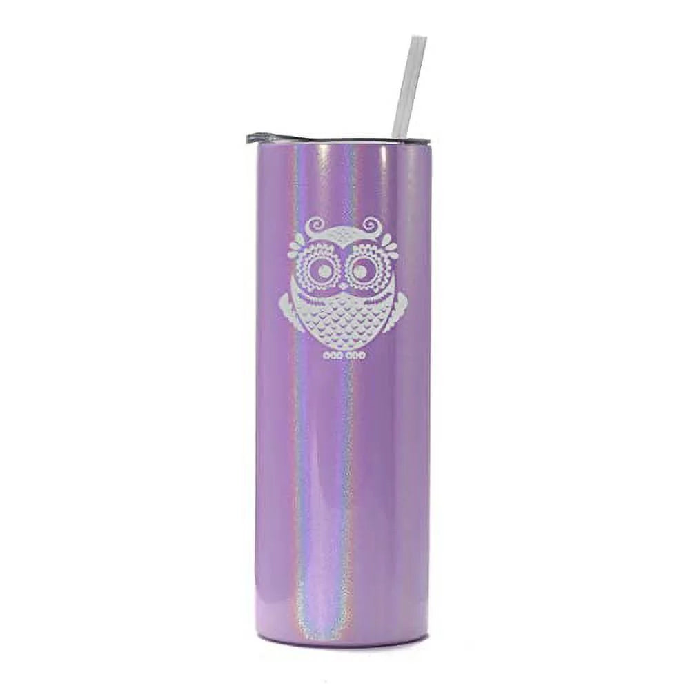 20 oz Stainless Steel Vacuum Insulated Tumbler with Straw M994395