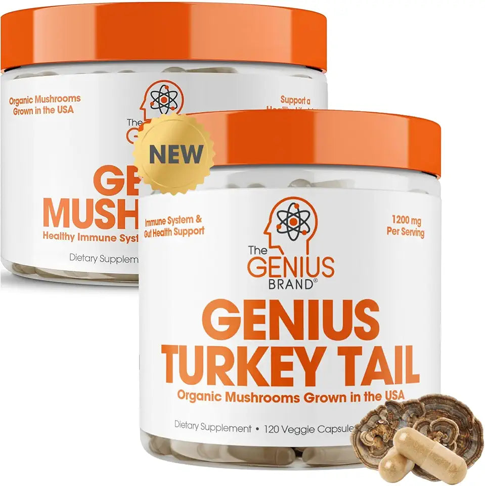 Turkey Tail & Mushrooms Supplement Stack N11795
